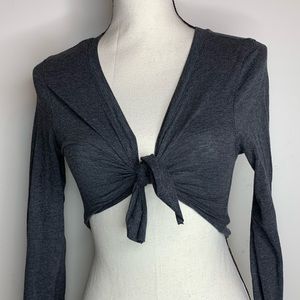Front Tie Long Sleeve